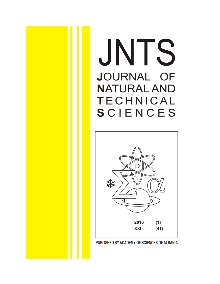 Përmbajtja digjitale dCOBISS (Albanian journal of natural and technical sciences)