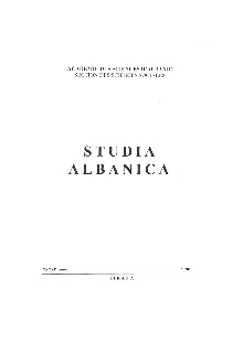 Përmbajtja digjitale dCOBISS (Studia albanica)