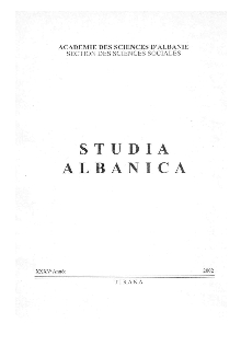 Përmbajtja digjitale dCOBISS (Studia albanica)