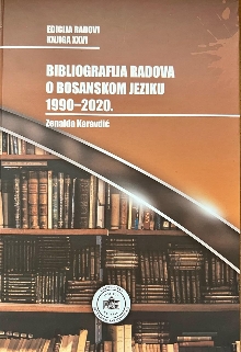 Digitalni sadržaj dCOBISS (Bibliografija radova o Bosanskom jeziku 1990–2020.)