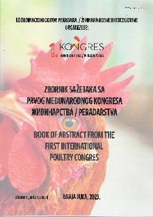 Digitalni sadržaj dCOBISS (Zbornik sažetaka sa … međunarodnog kongresa peradarstva/živinarstva = Book of abstract from the ... international poultry congress)