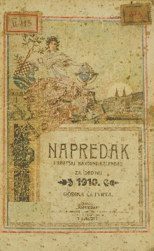 Napredak : hrvatski narodni... (naslovna strana)