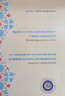 Tradicija učenja Kur'ana na... (naslovna strana)