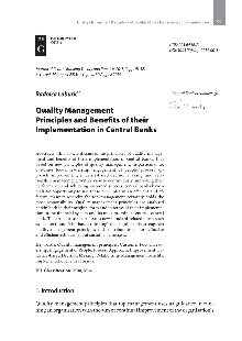 Digitalni sadržaj dCOBISS (Quality management principles and benefits of their implementation in Central banks)