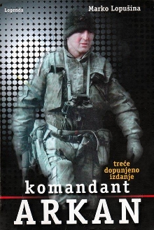 Komandant Arkan (naslovna strana)