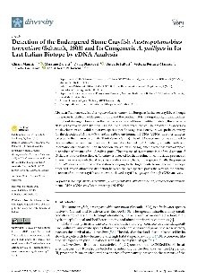 Digitalna vsebina dCOBISS (Detection of the endangered stone crayfish Austropotamobius torrentium (Schrank, 1803) and its congeneric A. pallipes in its last italian biotope by eDNA analysis [Elektronski vir])