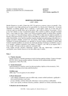 Digitalna vsebina dCOBISS ([Bortolo Petronio] [Osebna zapuščina])