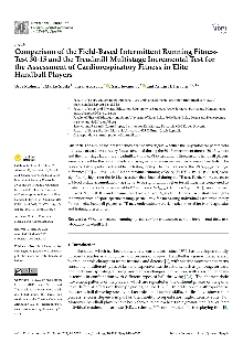 Digitalna vsebina dCOBISS (Comparison of the field-based intermittent running fitness test 30-15 and the treadmill multistage incremental test for the assessment of cardiorespiratory fitness in elite handball players [Elektronski vir])