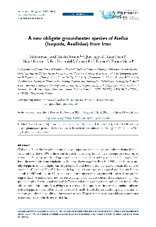 Digitalna vsebina dCOBISS (A new obligate groundwater species of Asellus (Isopoda, Asellidae) from Iran)