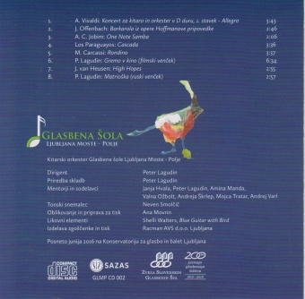 Digitalna vsebina dCOBISS (Kitarski orkester Glasbene šole Ljubljana Moste - Polje [Zvočni posnetek] : 1996 - 2016)