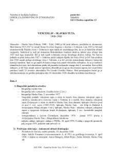 Digitalna vsebina dCOBISS ([Venceslav Slavko Tuta] [Osebna zapuščina])