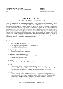 Digitalna vsebina dCOBISS (Anton Mirko Kapelj [Osebna zapuščina])