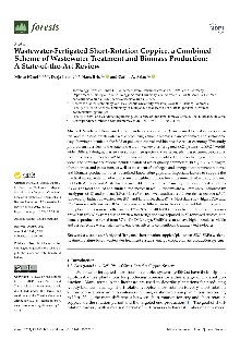 Digitalna vsebina dCOBISS (Wastewater-fertigated short-rotation coppice, a combined scheme of wastewater treatment and biomass production [Elektronski vir] : a state-of-the-art review)