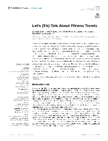 Digitalna vsebina dCOBISS (Let's (tik) talk about fitness trends [Elektronski vir])