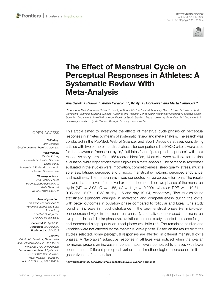 Digitalna vsebina dCOBISS (The effect of menstrual cycle on perceptual responses in athletes [Elektronski vir] : a systematic review with meta-analysis / Ana Carolina Paludo ... [et al.])