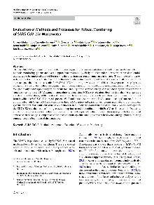 Digitalna vsebina dCOBISS (Evaluation of methods and processes for robust monitoring of SARS-CoV-2 in wastewater)