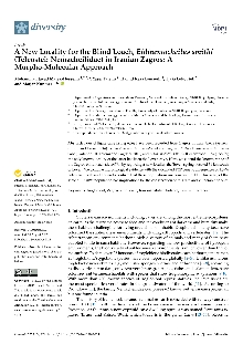 Digitalna vsebina dCOBISS (A new locality for the blind loach, Eidinemacheilus smithi (Teleostei: Nemacheilidae) in Iranian Zagros : a morpho-molecular approach [Elektronski vir])