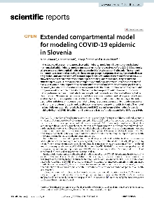 Digitalna vsebina dCOBISS (Extended compartmental model for modeling COVID‑19 epidemic in Slovenia [Elektronski vir])