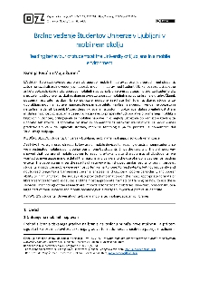 Digitalna vsebina dCOBISS (Bralno vedenje študentov Univerze v Ljubljani v mobilnem okolju [Elektronski vir] = Reading behaviour of students at the University of Ljubljana in a mobile environment)