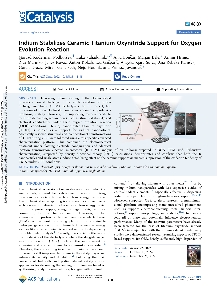 Digitalna vsebina dCOBISS (Iridium stabilizes ceramic titanium oxynitride support for oxygen evolution reaction [Elektronski vir] / Gorazd Koderman Podboršek ... [et al.])