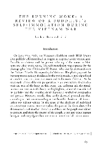 Digitalna vsebina dCOBISS (The burning monk : a review of a buddhist’s self-immolation during the Vietnam war)