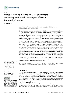 Digitalna vsebina dCOBISS (Design thinking to envision more sustainable technology-enhanced teaching for effective knowledge transfer [Elektronski vir])