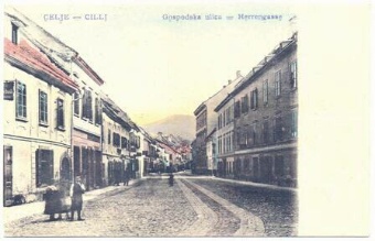 Digitalna vsebina dCOBISS (Celje [Slikovno gradivo] : Gospodska ulica = Herrengasse = Cilli)