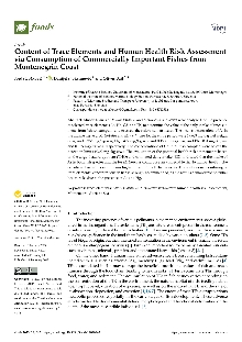 Digitalna vsebina dCOBISS (Content of trace elements and human health risk assessment via consumption of commercially important fishes from Montenegrin coast [Elektronski vir])