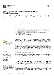 Digitalna vsebina dCOBISS (Small cellular particles from European spruce needle homogenate [Elektronski vir])