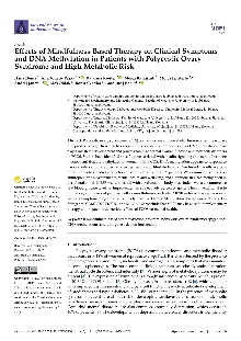 Digitalna vsebina dCOBISS (Effects of mindfulness-based therapy on clinical symptoms and DNA methylation in patients with polycystic ovary syndrome and high metabolic risk [Elektronski vir] / Hana Dema ... [et al.])
