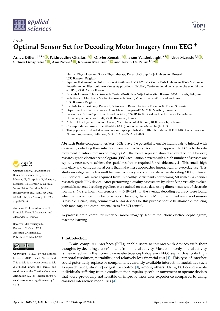 Digitalna vsebina dCOBISS (Optimal sensor set for decoding motor imagery from EEG [Elektronski vir])