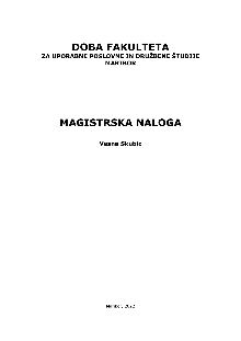 Digitalna vsebina dCOBISS (Spremembe v navadah slovenskih potrošnikov pri nakupu osnovnih živil od pričetka epidemije Covid-19 [Elektronski vir] : magistrsko delo)