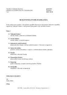 Digitalna vsebina dCOBISS ([SR Slovenija in SFR Jugoslavija] [Dokumentarno gradivo])