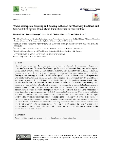 Digitalna vsebina dCOBISS (Water absorption capacity and coating adhesion on thermally modified and not-modified spruce wood (blue stained or free of blue stained) [Elektronski vir])