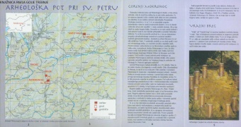Digitalna vsebina dCOBISS (Arheološka pot pri sv. Petru : v objemu Temenice in Mirne)