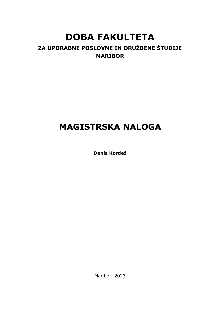 Digitalna vsebina dCOBISS (Družbeni, politični in sistemski dejavniki pomanjkanja družinskih zdravnikov v Sloveniji [Elektronski vir] : magistrsko delo)