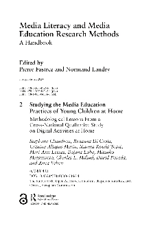 Digitalna vsebina dCOBISS (Studying the media education practices of young children at home : methodological lessons from a cross-national qualitative study on digital activities at home)