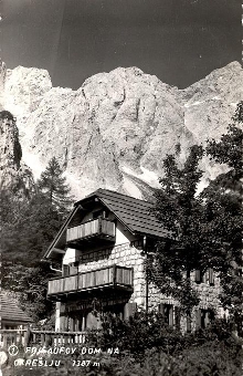 Digitalna vsebina dCOBISS (Frišaufov dom na Okrešlju 1387 m [Slikovno gradivo])