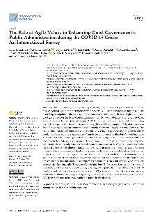 Digitalna vsebina dCOBISS (The role of agile values in enhancing good governance in public administration during the COVID-19 crisis [Elektronski vir] : an international survey)