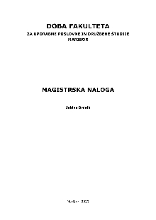 Digitalna vsebina dCOBISS (Povezava med organizacijsko kulturo in zadržanjem zaposlenih na primeru mednarodnega podjetja Tretton37 [Elektronski vir] : magistrsko delo)