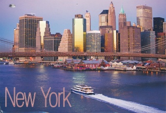 Digitalna vsebina dCOBISS (New York [Slikovno gradivo] : New York Lower Manhattan skyline with Brooklyn Bridge and South Street Seaport's Pier 17)