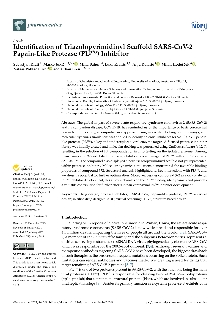 Digitalna vsebina dCOBISS (Identification of triazolopyrimidinyl scaffold SARS-CoV-2 papain-like protease (PLpro) inhibitor [Elektronski vir])