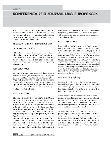 Digitalna vsebina dCOBISS (Konferenca RFID journal live! Europe 2006)