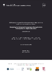 Digitalna vsebina dCOBISS (Oblikovanje za povečano kompetentnost skozi aktivno participacijo v visokem šolstvu = Designing for enhanced competence through active participation in higher education : (DECAP-HE) : načela z akcijskim načrtom za sistemsko razvijanje in vzdrževanje aktivnega učnega okolja v slovenskem visokošolskem izobraževanju / [avtorica] Polonca Pangrčič)
