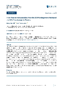 Digitalna vsebina dCOBISS (From new to indispensable: [Elektronski vir] : how the 2004 enlargement reshaped the EU’s transformative powers)