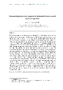 Digitalna vsebina dCOBISS (Researching the social aspects of dementia from a social work perspective / Jana Mali, Ana Štambuk)