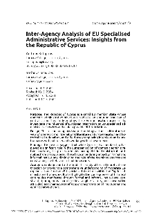 Digitalna vsebina dCOBISS (Inter-agency analysis of EU specialised administrative services : insights from the Republic of Cyprus)