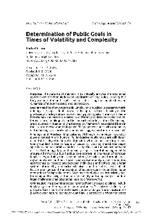 Digitalna vsebina dCOBISS (Determination of public goals in times of volatility and complexity)