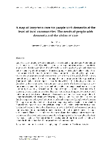 Digitalna vsebina dCOBISS (A map of long-term care for people with dementia at the level of local communities : the needs of people with dementia and the vision of care / Jana Mali)