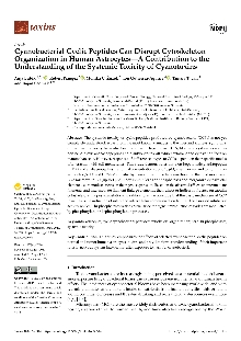 Digitalna vsebina dCOBISS (Cyanobacterial cyclic peptides can disrupt cytoskeleton organization in human astrocytes [Elektronski vir] : a contribution to the understanding of the systemic toxicity of cyanotoxins)